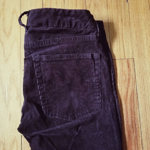 J CREW Favorite Fit Corduroy Jeans Brown 25R - Picture 2 of 7